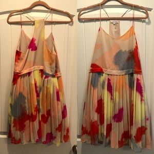 1. State Pleated Mini Dress